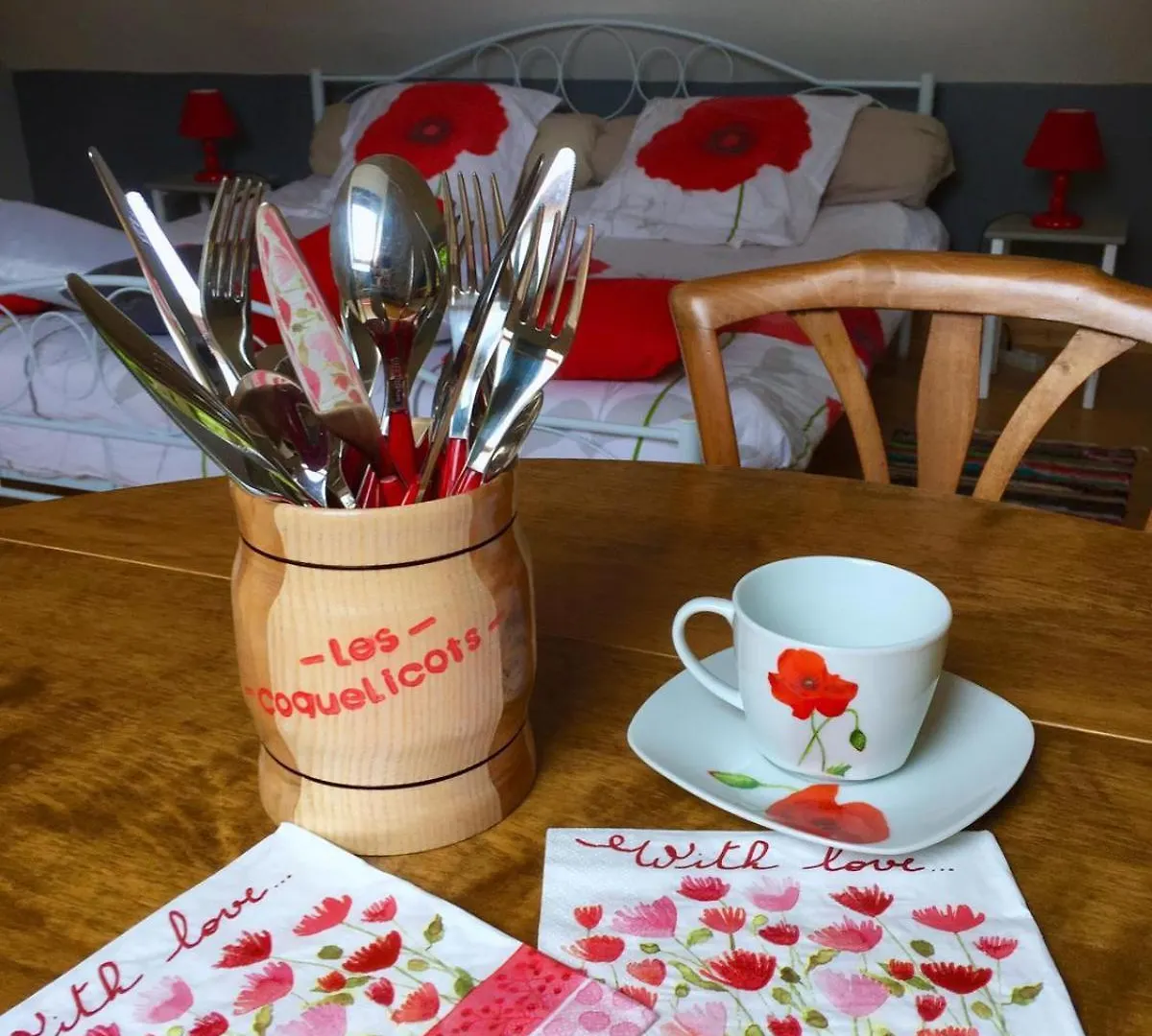 Bed and Breakfast Les Coquelicots à Saint-Urbain